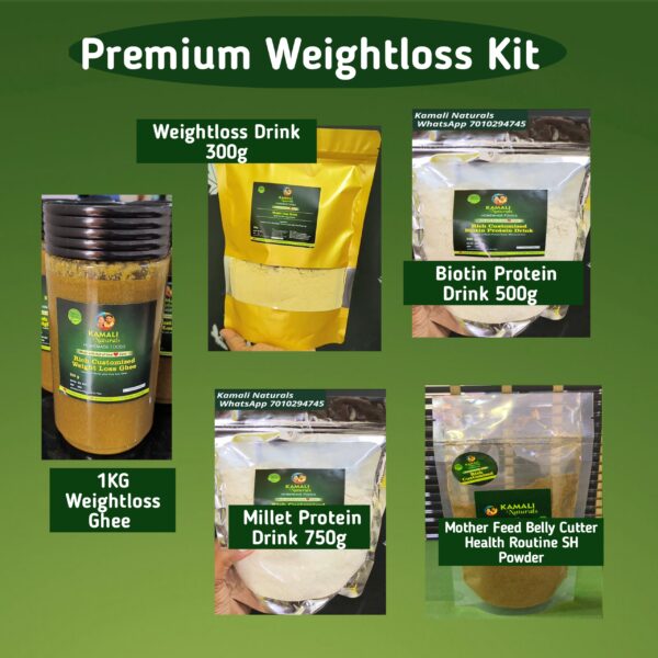Premium Weight Loss Kit  (1Kg weight loss Ghee along with 4 products )