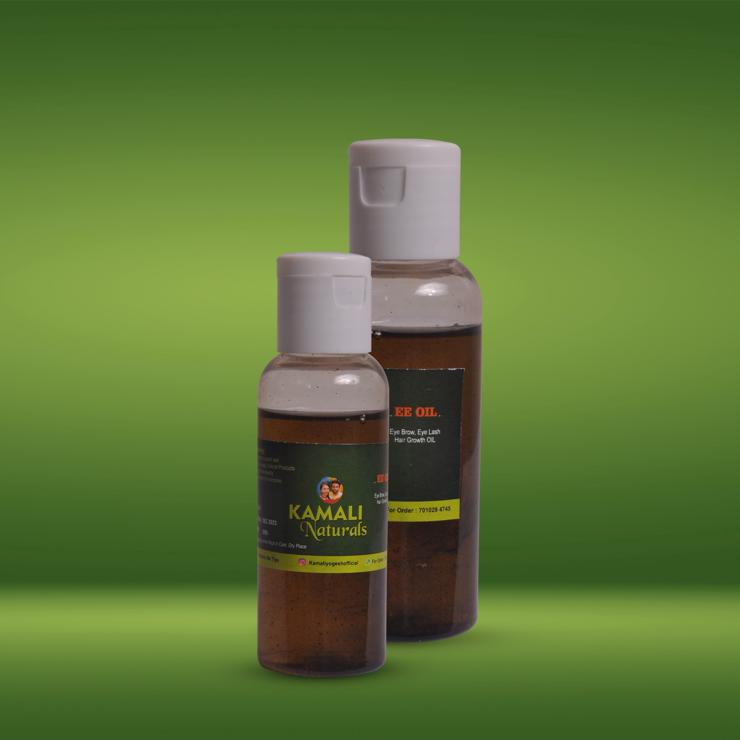 EE Oil ( Eye Brow , Eye lashes, Bald hair ) you can see result in 7 days for Eye brow and eye lashes - 50ml - Image 2